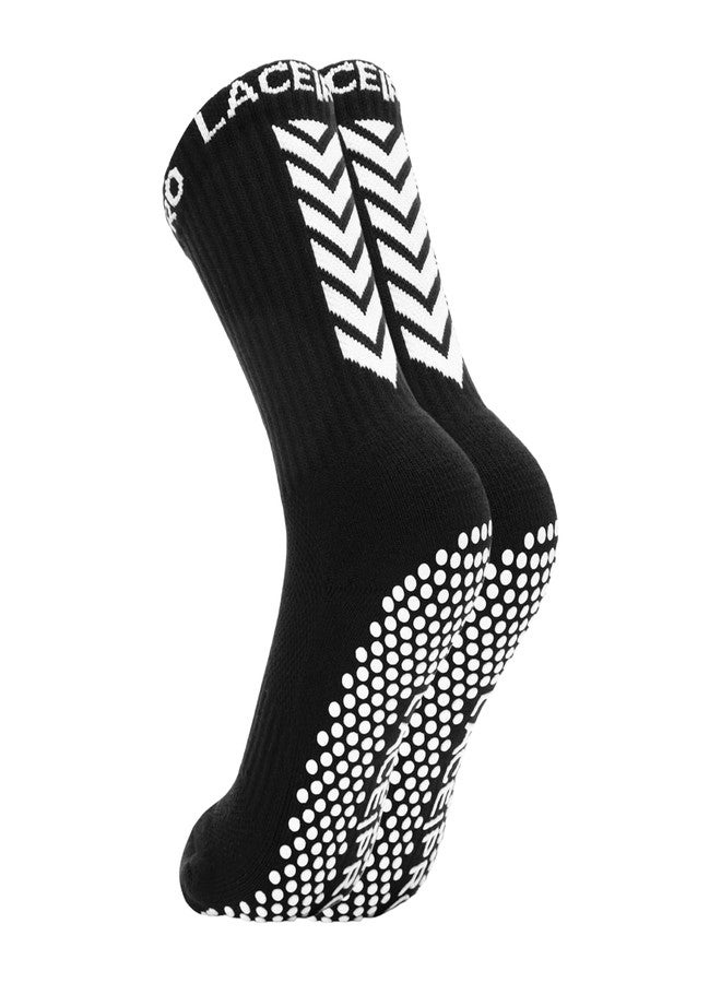LACE|PRO Grip Socks Soccer Anti Slip Athletic Socks for Men Women Soccer Grip Socks Men and Women Athletic Socks for Football US 8-13 Size - Image 1